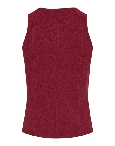 MSCH Copenhagen - MSCHCharlitta Top - Burgundy Rhubarb